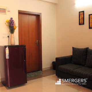 Well known service apartment, located in a prime spot in Bangalore is for sale.