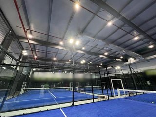 Premium indoor padel tennis facility in Ajman is up for sale.