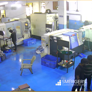 CNC machine shop business with 4 major clients for precision components manufacturing.