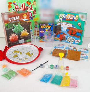 Company makes activity boxes designed for kids which receive 30+ orders per month for sale.