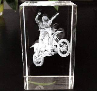 Company planning to start 3D laser engraved crystal mementos for personalized and corporate gifts.