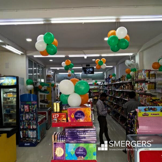 Leading supermarket in Ranchi dealing in FMCG and household products for sale.