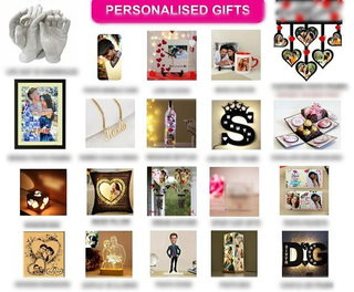 Gift shop sells customized gifts and operates through 5 own retail stores and a website.