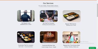 Startup dealing in catering and tiffin services and providing home chef seeks financial investment.