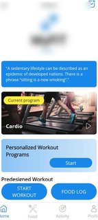Company that has developed AI fitness mobile application with 50+ downloads on the App Store.