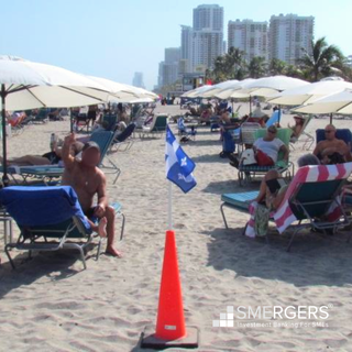For Sale: Recreational rental business of cabanas, beach chairs, umbrellas, watersports.