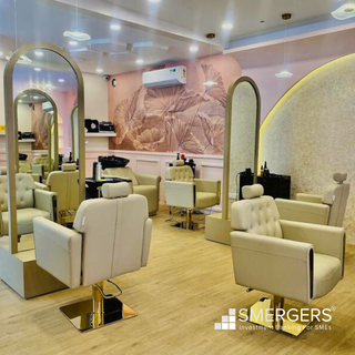 Established salon and spa with modern facilities in a prime location serving 250+ clients monthly.