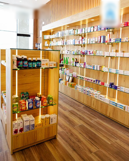 Newly established retail pharmacy store located in Dubai.