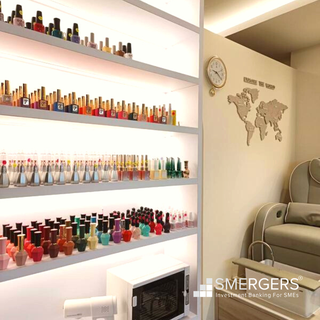 Invest in a well-known nail salon, serving 7+ customers/day with SGD 70 average service value.