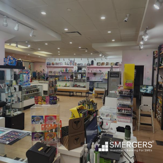 Tobacco shop in a large shopping mall in Edmonton that receives millions of annual visitors.